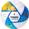 Мяч футб. TORRES Junior-4, F323804, р.4,глянц.ПУ, 4 сл, 32п, руч.сш, бел-жел-гол за 2&nbsp;070.60 ₽ купить в Москве