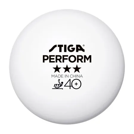 Мяч для наст. тенниса Stiga Perform 3***, 40+, 1113-2110-06, пластик, ITTF Appr., уп.6 шт, бел за 2&nbsp;121.60 ₽ купить в Москве
