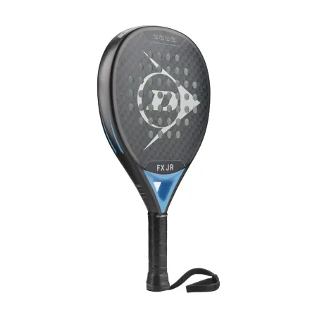 Ракетка для падела Dunlop FX Jr, 10370738, для юниоров, гибрид, графит, черно-голубой за 11&nbsp;019.40 ₽ купить в Москве