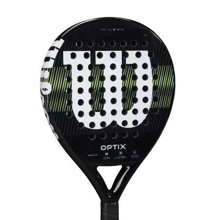 Ракетка для падела WILSON Optix V1 Black, WR181611U2, для начин-х, стекловолокно, черный за 17&nbsp;399.50 ₽ купить в Москве