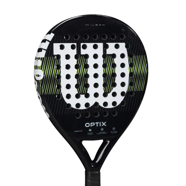 Ракетка для падела WILSON Optix V1 Black, WR181611U2, для начин-х, стекловолокно, черный за 17&nbsp;399.50 ₽ в Москве