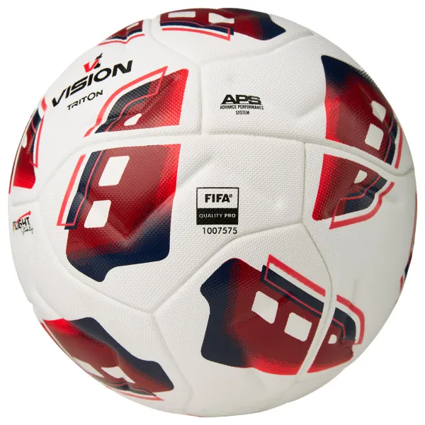 Мяч футб. VISION TRITON, FV425075, р.5,FIFA Quality Pro,MF, 16 пан, термосш.,бел-красный за 8&nbsp;007 ₽ в Москве