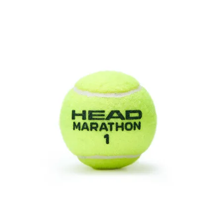 Мяч теннисный HEAD Marathon 3B, 578183, крафт. упак.3шт, без давления, фетр, нат.резина,желтый за 1&nbsp;055.70 ₽ купить в Москве