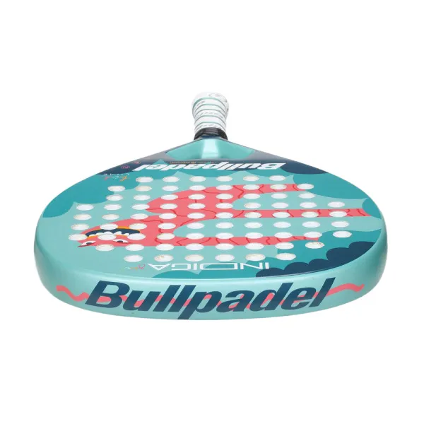 Ракетка для падела BULLPADEL Indiga Jr Girl 26, 494423, для начинающих, стекловолокно, бирюз-коралл за 10&nbsp;480.50 ₽ в Москве