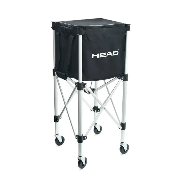 Корзина для теннисных мячей HEAD TT7003, на 125 мячей,с сумкой-переноской, складная, металл, черный за 6&nbsp;942.80 ₽ в Москве