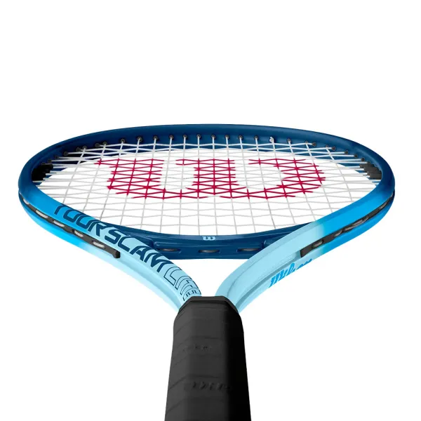 Ракетка б/т Wilson Tour Slam Lite Gr3, WR199010U3,для любит, алюминий, со струнами, сине-голубая за 6&nbsp;358 ₽ в Москве