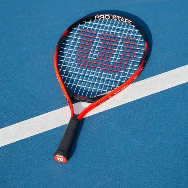 Ракетка б/т дет. Wilson Pro Staff Precision Jr 23, WR118010H, алюминий, для дет  7-8 лет, красн-черн за 8&nbsp;200.80 ₽ в Москве