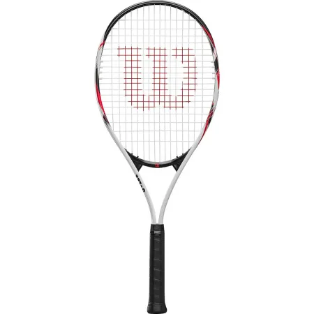 Ракетка б/т Wilson Fusion XL Gr2, WR199110U2, для любит, алюминий, со струнами, черно-бело-красный за 6&nbsp;358 ₽ купить в Москве