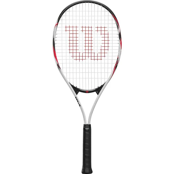 Ракетка б/т Wilson Fusion XL Gr2, WR199110U2, для любит, алюминий, со струнами, черно-бело-красный за 6&nbsp;358 ₽ в Москве