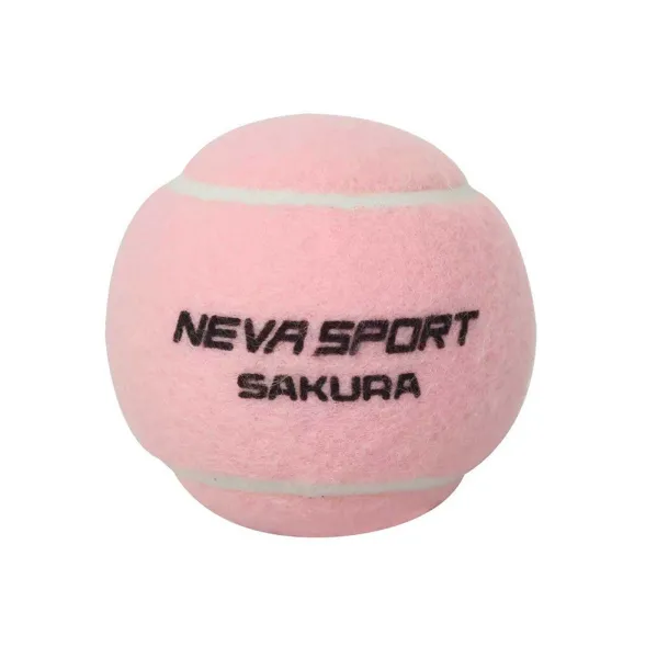 Мяч для падела NS Sakura, UAA2, уп.3 шт, сукно, нат.резина, розовый за 824.50 ₽ в Москве