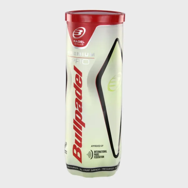 Мяч для падела BULLPADEL Premium PRO, 471959, уп.3 шт, FIP Approved, войлок, нат.резина,желтый за 1&nbsp;094.80 ₽ в Москве