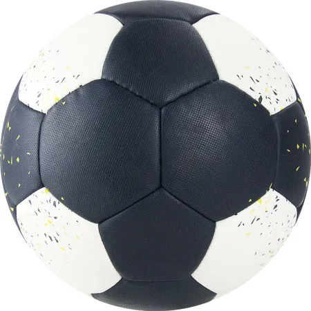 Мяч ганд. TORRES PRO, H32163, р.3, ПУ, 4 подкл. слоя, гибрид. сшивка, черно-бел-желт