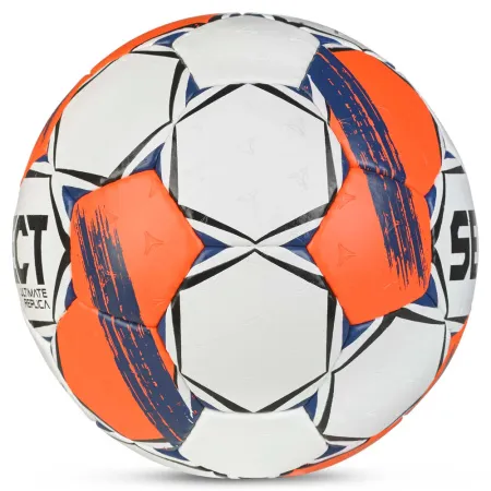 Мяч ганд. SELECT Ultimate Replica v25, 3572858745, р.3(Senior), ПУ,руч.сш, бел-оранж-т.син за 5&nbsp;373.70 ₽ купить в Москве