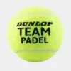 Мяч для падела Dunlop Team Padel, 601553, уп.3 шт, сукно, нат.резина,желтый за 1&nbsp;110.10 ₽ купить в Москве