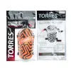 Щитки футбольные TORRES Club, FS2307XS, р. XS, без голеностопа, две заст. на лип, оранжево-черный