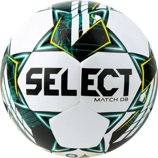 Мяч футб. SELECT Match DВ V23, 0575360004,р.5, FIFA Basic, 32п, ПУ, гибр.сш., бело-зелено-черн за 5&nbsp;875.20 ₽ в Москве