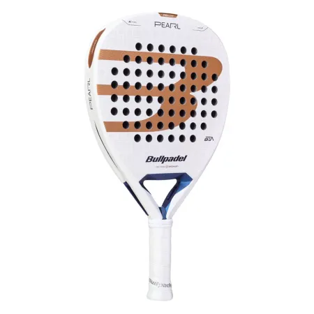 Ракетка для падела BULLPADEL Pearl 27, 497249, для проф-в, стекловолокно,карбон, бело-золотистый за 44&nbsp;319 ₽ купить в Москве