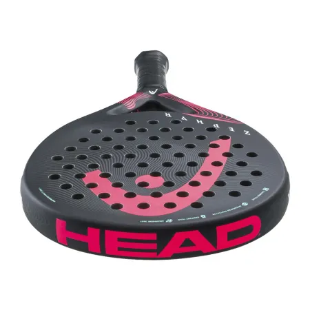 Ракетка для падела HEAD Zephyr 2023, 225033, для игроков средн.уровня, стекловолокно, черно-розовый за 15&nbsp;130 ₽ купить в Москве