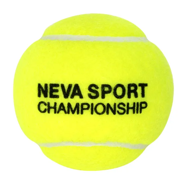 Мяч теннисный NS Championship 3B, 124001, уп.3шт, сукно, нат.резина, желтый за 646 ₽ в Москве