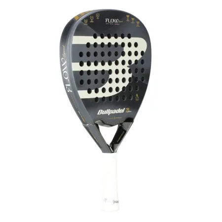 Ракетка для падела BULLPADEL Flow Legend, 494405, для профессионалов, стекловолокно,черно-белый за 31&nbsp;307.20 ₽ купить в Москве