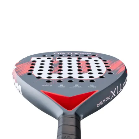 Ракетка для падела WILSON Optix V2 Power FRM RD, WR190811U2,для начин-х, стекловолокно,черно-красный за 21&nbsp;119.10 ₽ купить в Москве
