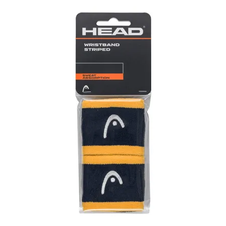 Напульсники HEAD 2,5" stripped, 285864-NVBN,ширина 6,5см, 90% нейлон, 10% эластан,пара, т.сине-оранж за 860.20 ₽ купить в Москве
