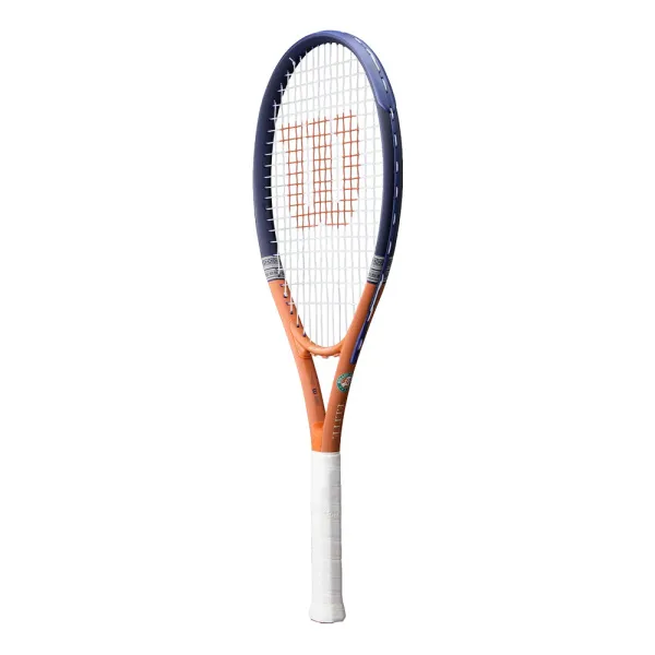 Ракетка б/т Wilson Roland Garros Elite Gr3, WR193210U3, алюм, со струнами, оранжево-бежевый за 8&nbsp;146.40 ₽ в Москве