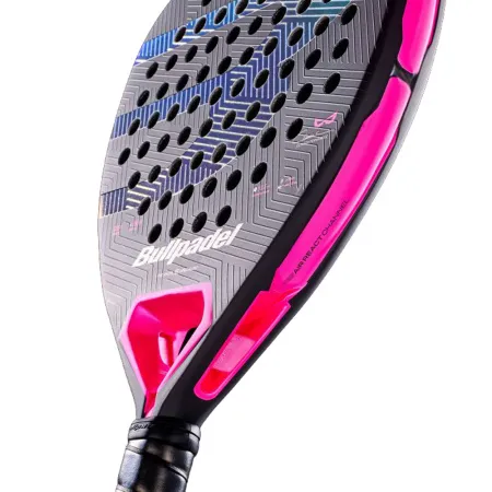 Ракетка для падела BULLPADEL Wonder 27, 497250, для продв.игроков, стекловолокно, карбон, черно-роз за 42&nbsp;969.20 ₽ купить в Москве