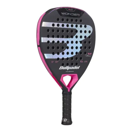 Ракетка для падела BULLPADEL Wonder 27, 497250, для продв.игроков, стекловолокно, карбон, черно-роз за 42&nbsp;969.20 ₽ купить в Москве