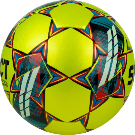 Мяч футзал. SELECT Futsal Mimas, 1053460550, р.4,FIFA Basic, 32 пан, гл.ПУ, руч.сш, жел-сине-красный за 6&nbsp;303.60 ₽ купить в Москве