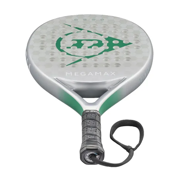 Ракетка для падела Dunlop Megamax Silver, 10370741, для начинающих, графит, серебристый за 11&nbsp;740.20 ₽ в Москве