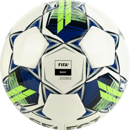 Мяч футзал. SELECT Futsal Master Shiny V22, 1043460004, р.4, Basic,32п, гл.ПУ, руч.сш,бел-син-зел за 7&nbsp;539.50 ₽ купить в Москве