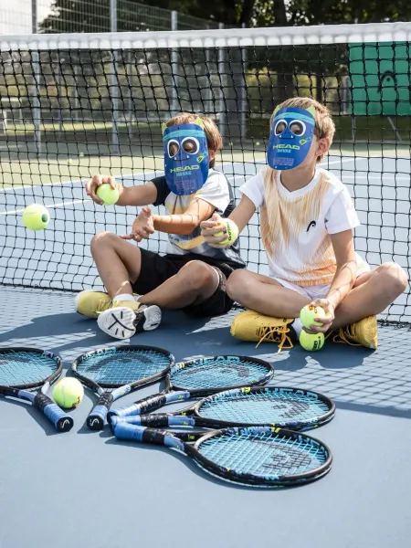 Ракетка б/т дет. HEAD Novak 25 Gr06, 235004, для 8-10 лет, алюм., со струнами, черно-синий за 4&nbsp;464.20 ₽ в Москве