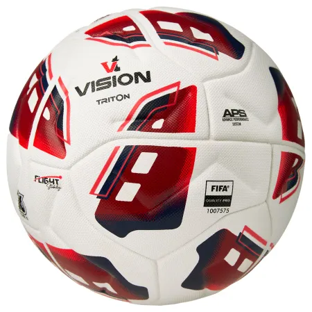 Мяч футб. VISION TRITON, FV425075, р.5,FIFA Quality Pro,MF, 16 пан, термосш.,бел-красный за 8&nbsp;007 ₽ купить в Москве