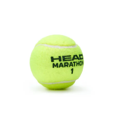 Мяч теннисный HEAD Marathon 3B, 578183, крафт. упак.3шт, без давления, фетр, нат.резина,желтый за 1&nbsp;055.70 ₽ купить в Москве