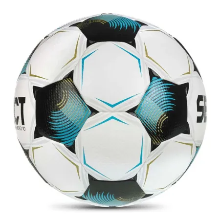 Мяч футб. SELECT Numero 10 V26, 0575071002, р.5, FIFA Basic, 32п, ПУ, гибр.сш, бело-черно-бирюзовый за 8&nbsp;404.80 ₽ купить в Москве