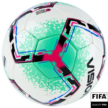 Мяч футзал. VISION SALA+, FIFA Quality Pro, FS324084 р.4, 32 п. PU, 4 подкл.сл, руч.сшив.,бело-зелен за 4&nbsp;943.60 ₽ купить в Москве