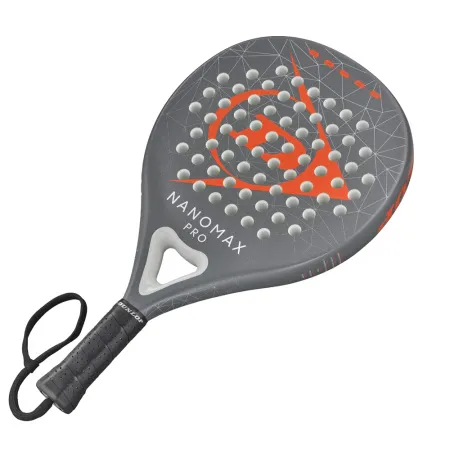 Ракетка для падела Dunlop Nanomax Pro, 10370739, для профессионалов, графит, серо-оранжевый за 17&nbsp;248.20 ₽ купить в Москве