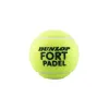 Мяч для падела Dunlop Fort Padel, 601555, уп.3 шт, FIP, сукно, нат.резина,желтый за 1&nbsp;135.60 ₽ купить в Москве