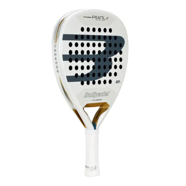 Ракетка для падела BULLPADEL Pearl 26, 493804, для профессионалов, карбон, бело-серый за 35&nbsp;929.50 ₽ в Москве