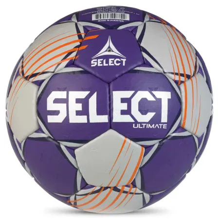 Мяч ганд. SELECT Ultimate Official EHF V24, 1612858999, Senior(р.3), EHF Appr, ПУ, руч.сш, фиол-сер за 15&nbsp;504 ₽ купить в Москве