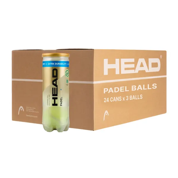Мяч для падела HEAD Padel Pro S+, 540303, уп.3 шт, FIP Approved, войлок,нат.резина,желтый за 933.30 ₽ в Москве