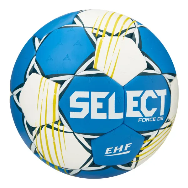 Мяч ганд. SELECT HB FORCE DB V25, 1622858205, Senior (р.3), EHF Appr,ПУ, гибр.сш., сине-белый за 8&nbsp;438.80 ₽ в Москве