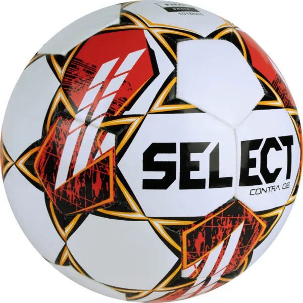 Мяч футб. SELECT Contra DB V23, 0854160300, р.4, FIFA Basic, 32 пан, ПУ, гибрид.сш, бел-чер-красн за 4&nbsp;455.70 ₽ в Москве