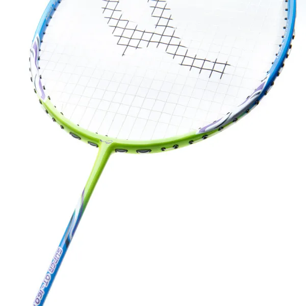 Ракетка для бадм. DOUBLE FISH JINQUE QT-1601, для продвинутых,карбон со струнами,литая,голубой за 3&nbsp;015.80 ₽ в Москве