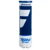 Мяч теннисный BABOLAT Team All Court,502081, уп.4 шт,одобр.ITF, сукно, нат.резина,желтый