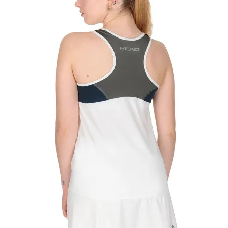 СЦ*Майка жен. HEAD Club 22 Tank Top W 814461-WHDB-L, р.L, 92% полиэстер, 8% эластан, белый за 3&nbsp;500.30 ₽ купить в Москве