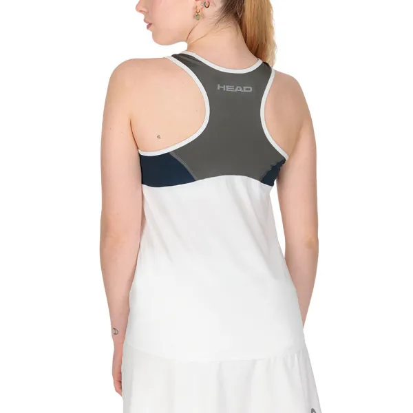 СЦ*Майка жен. HEAD Club 22 Tank Top W 814461-WHDB-L, р.L, 92% полиэстер, 8% эластан, белый за 3&nbsp;500.30 ₽ в Москве