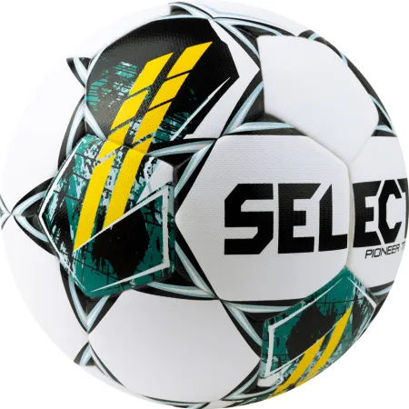 Мяч футб. SELECT Pioneer TB V23, 0865060005, р.5, FIFA Basic, 32п, ПУ, термосш, бело-зелено-желтый за 5&nbsp;684.80 ₽ купить в Москве