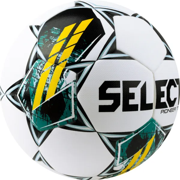 Мяч футб. SELECT Pioneer TB V23, 0865060005, р.5, FIFA Basic, 32п, ПУ, термосш, бело-зелено-желтый за 5&nbsp;684.80 ₽ в Москве